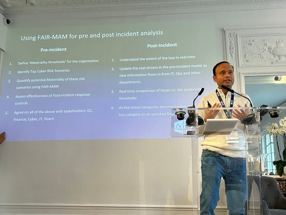 FAIR Europe Summit 2024 - Pankaj Goyal - Materiality Assessment 2