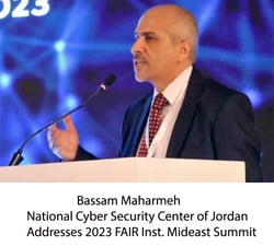 FAIR Inst Mideast Summit - Natl Cyber Security Center Jordan Bassam Maharmeh