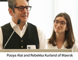 FAIR Institute London Summit 2023 - Pooya Alai and Rebekka Kurland of Maersk 2