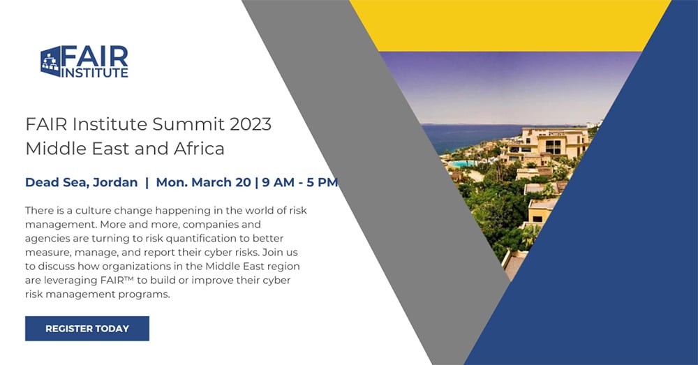 FAIR Institute Middle East and Africa Summit 2023