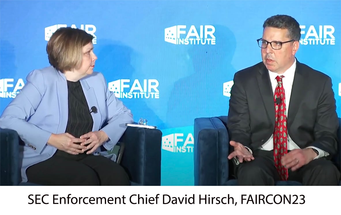 FAIRCON23 - Kim Nash David Hirsch SEC Material Risk Disclosure Panel 2
