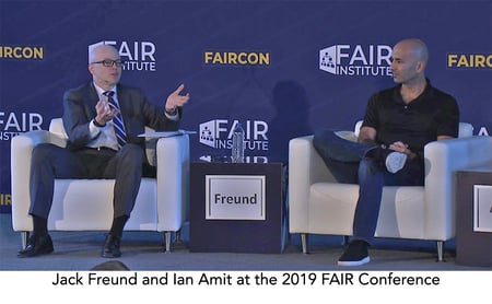 Jack Freund and Ian Amit at 2019 FAIR Conference