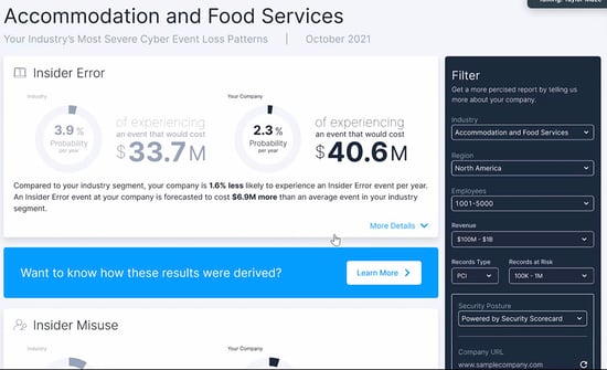 My Cyber Risk - Report Screenshot 2