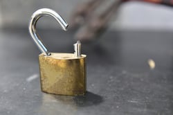Padlock Broken - Inherent and Residual Risk Definition
