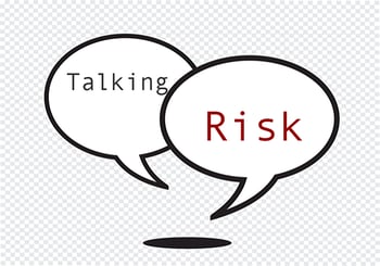 Talking Risk Red Black Cartoon Bubbles-1