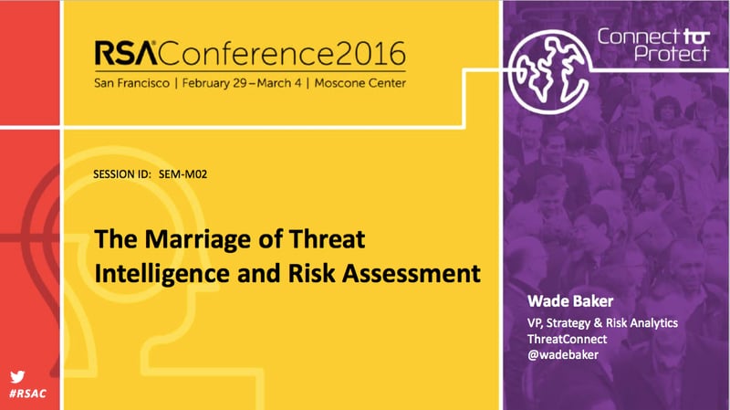 The Inevitable Marriage Between Threat Intelligence and Risk Assessment