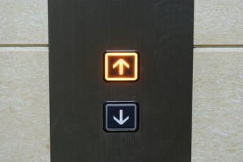 Upside or Positive Risk Elevator Going Up