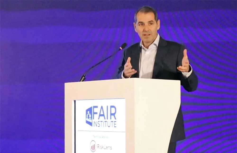 FAIR Institute President Nick Sanna Speaking to the 2023 FAIR Institute Middle East and Africa Summit in Amman, Jordan on the Topic of the Need for Cyber Risk Quantification 