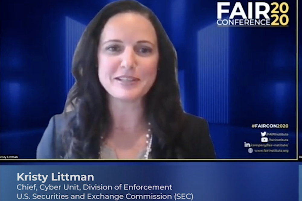 FAQ’s about Cyber Risk Disclosure Answered by SEC Cyber Enforcement Chief Kristina Littman at FAIRCON2020 (Video)