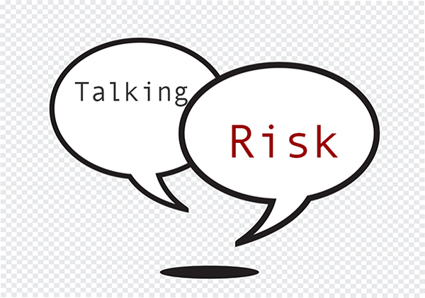 Talking Risk Red Black Cartoon Bubbles-1